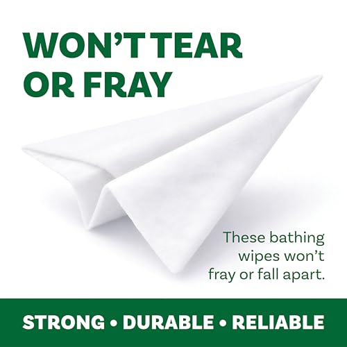 Extra Large No-Rinse Bath Wipes