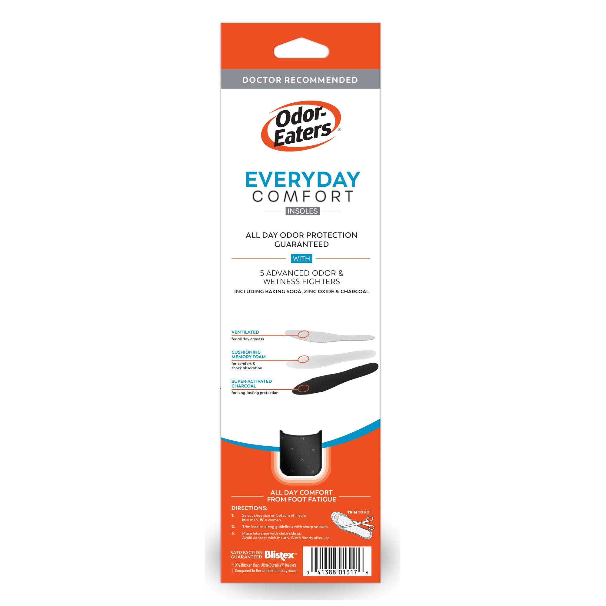 Odor-Eaters Everyday Comfort Insoles 3 ct.