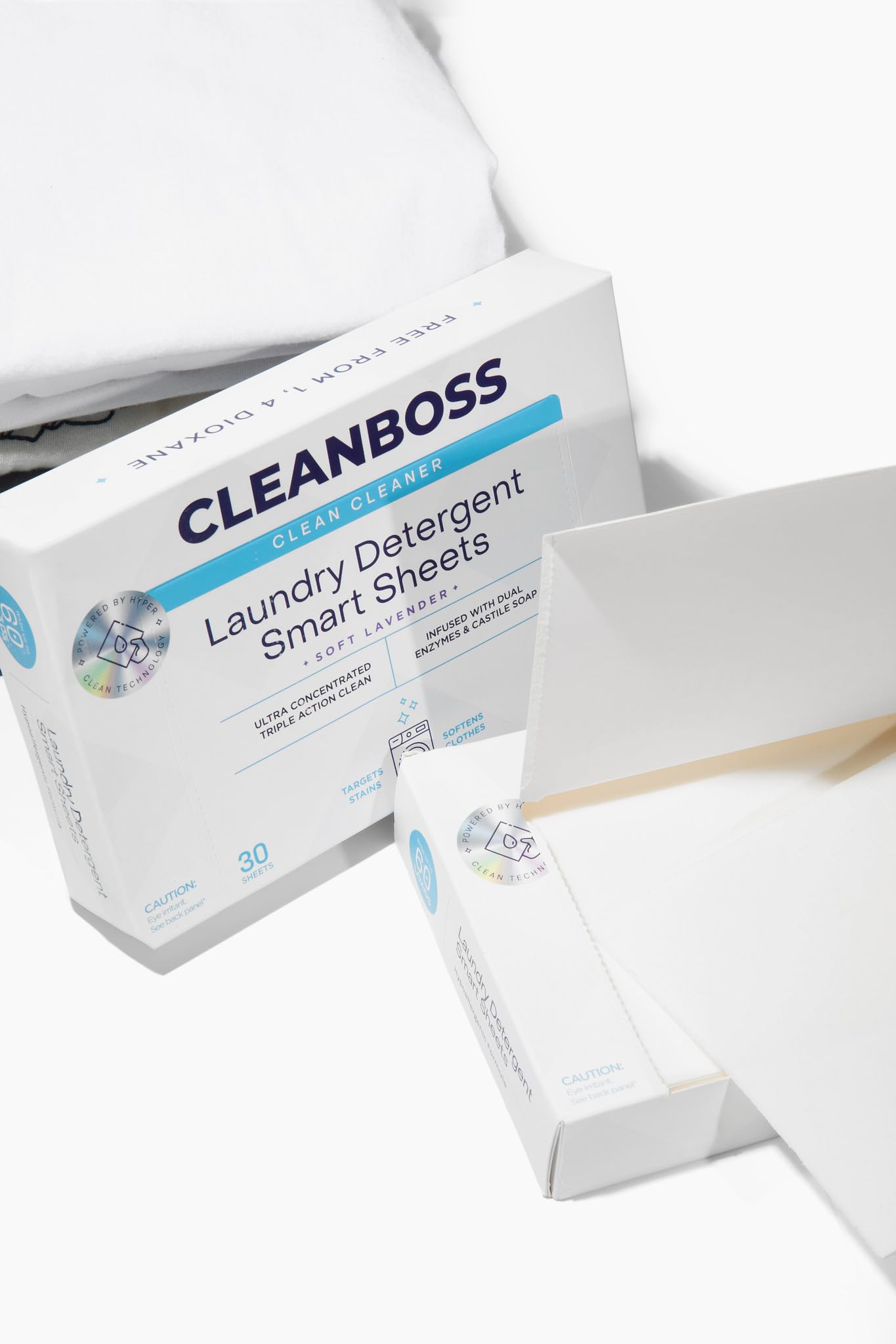 CleanBoss Laundry Detergent Smart Sheets