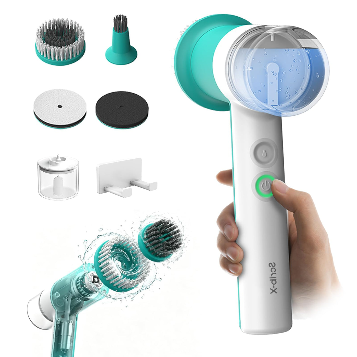 Cordless Electric Spin Scrubber