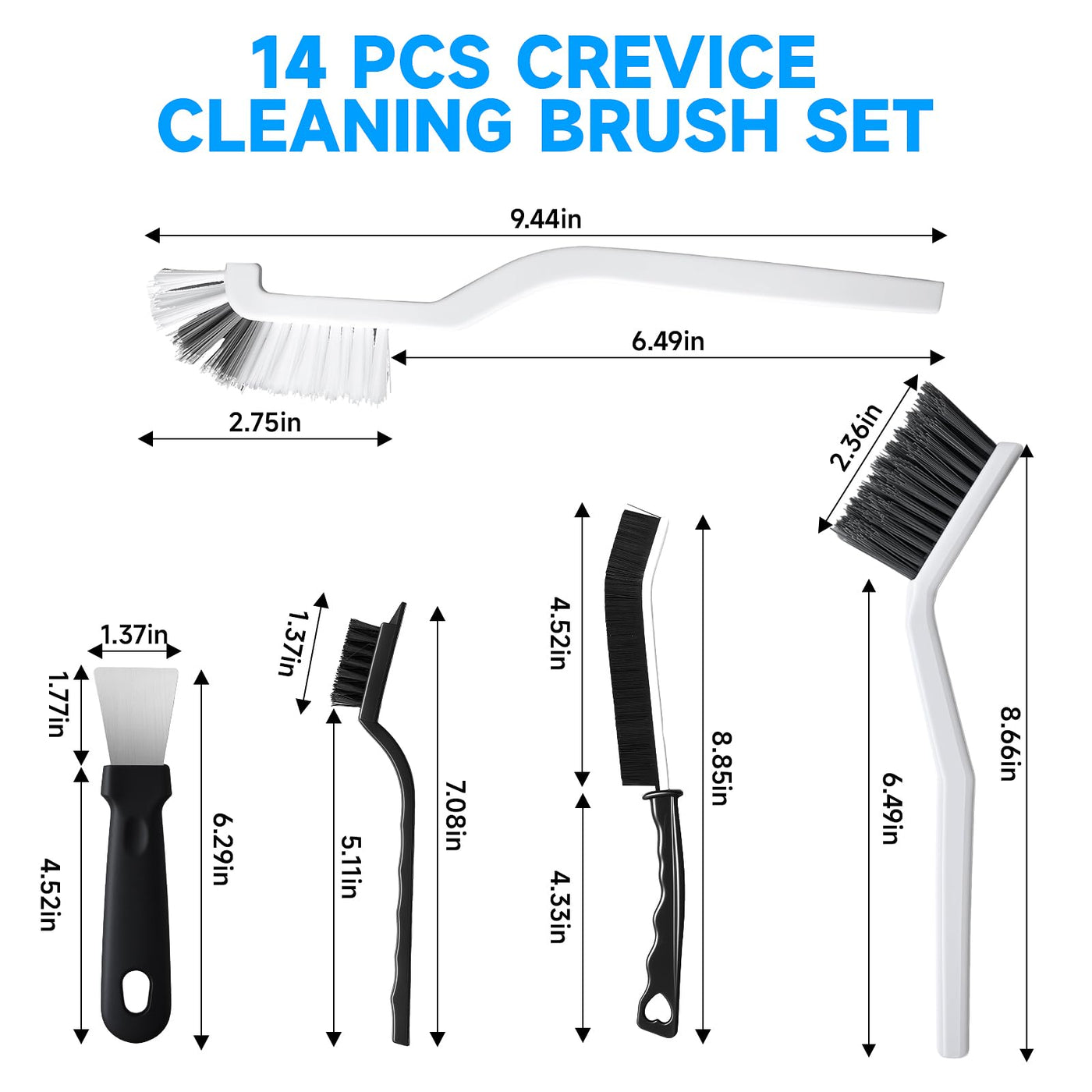 Grout Cleaning Brush Set