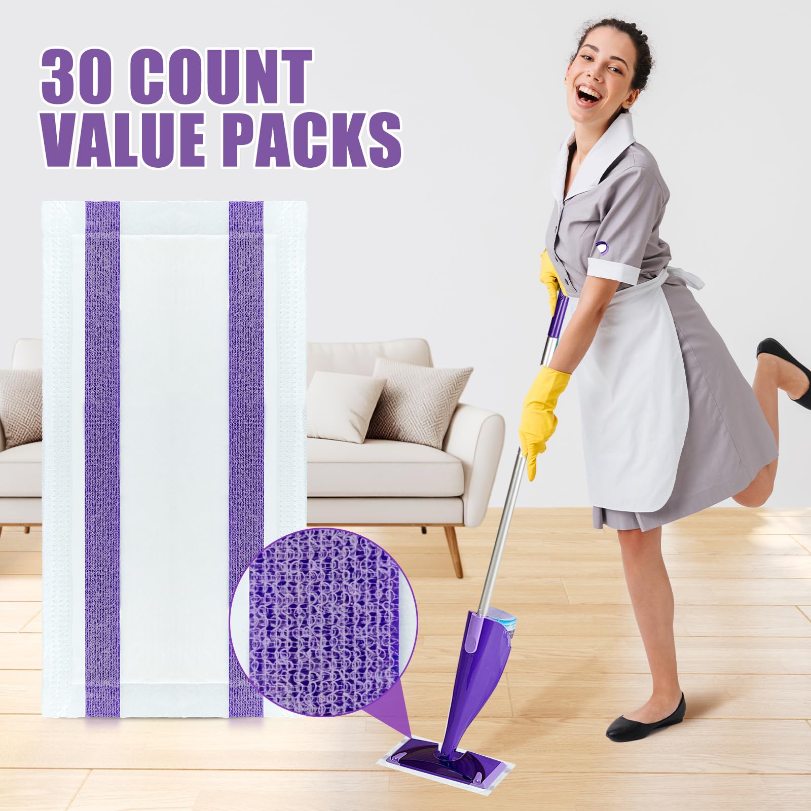 Disposable Wet Mop Pads