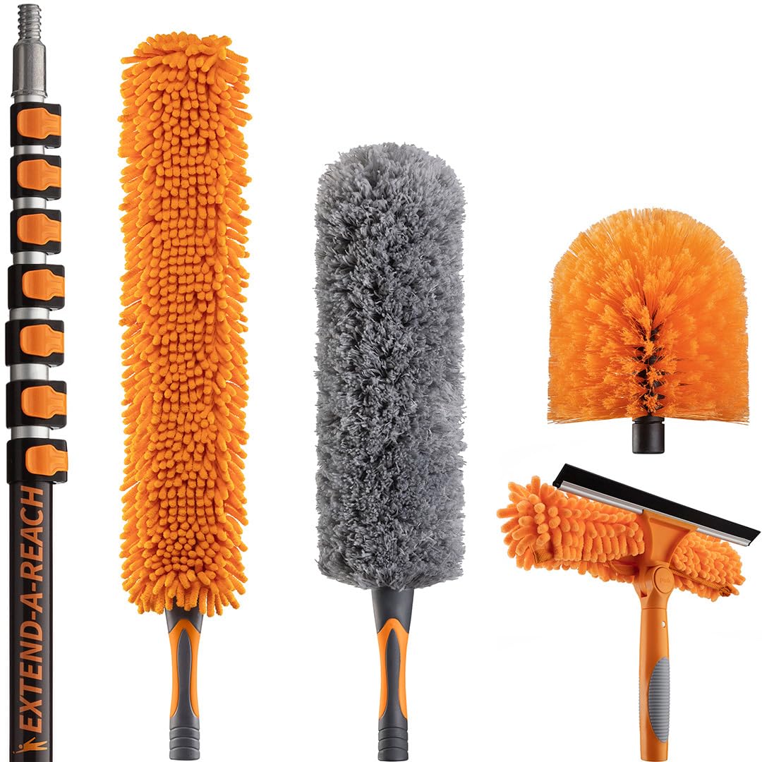 EXTEND-A-REACH 5-Piece Dusting Kit with Extension Pole