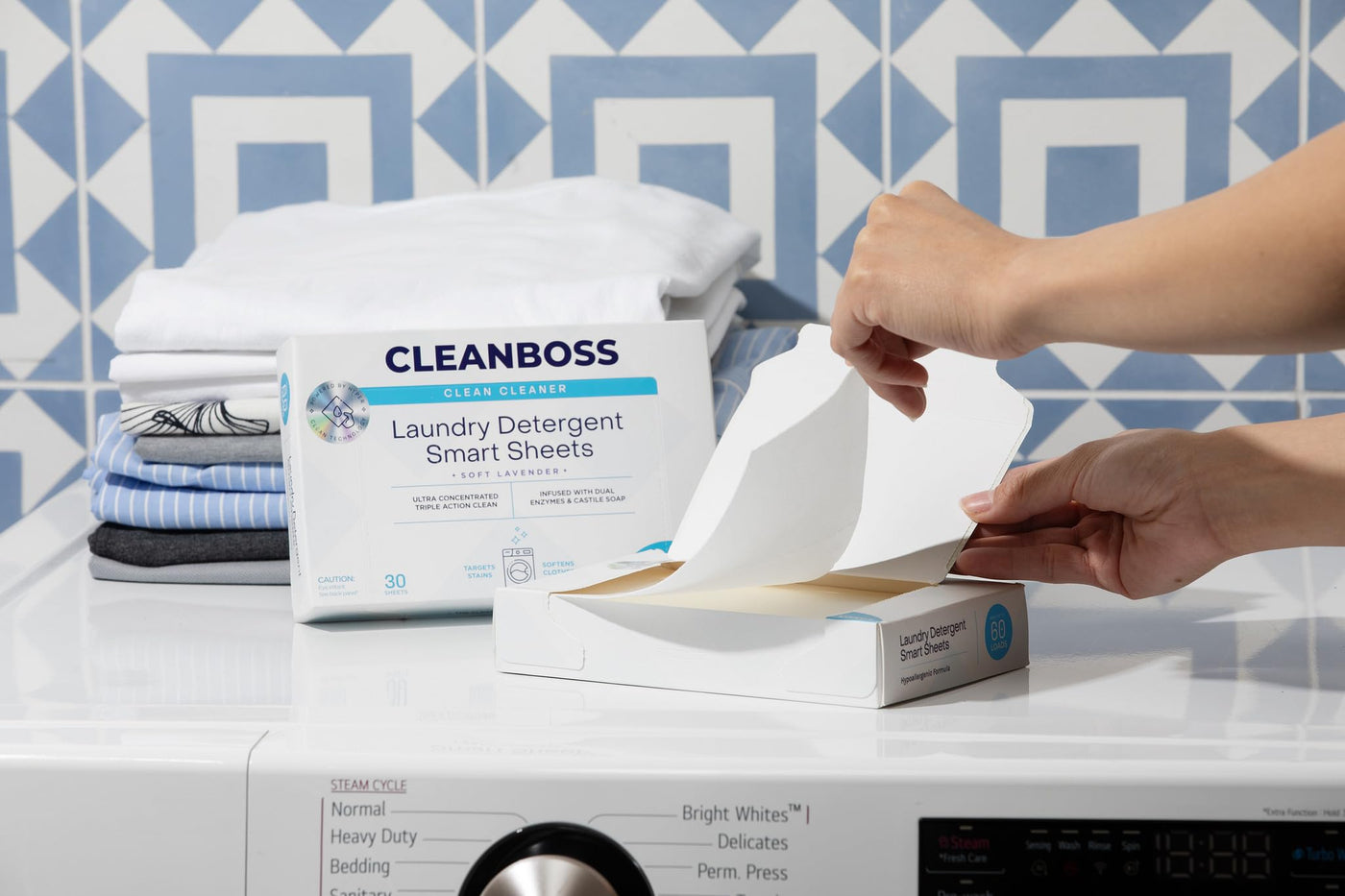 CleanBoss Laundry Detergent Smart Sheets