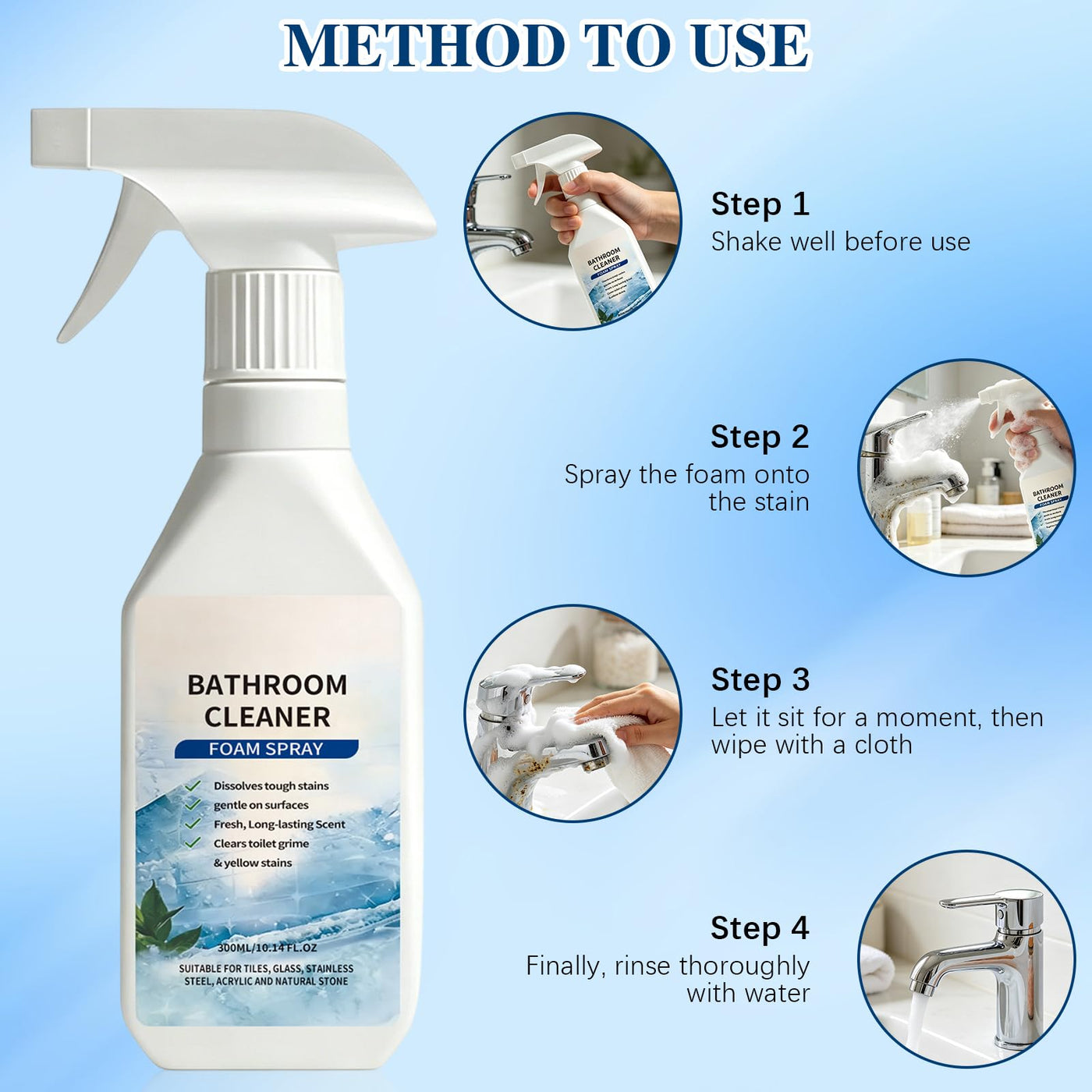 Scale Remover Foam Spray