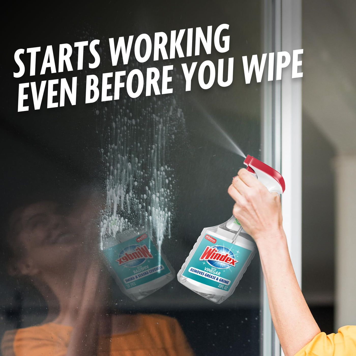 Windex Vinegar Glass and Surface Cleaner Spray Bottle Set