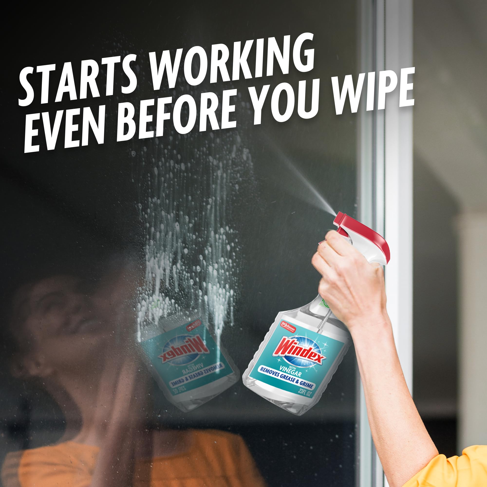 Windex Vinegar Glass and Surface Cleaner Spray Bottle Set