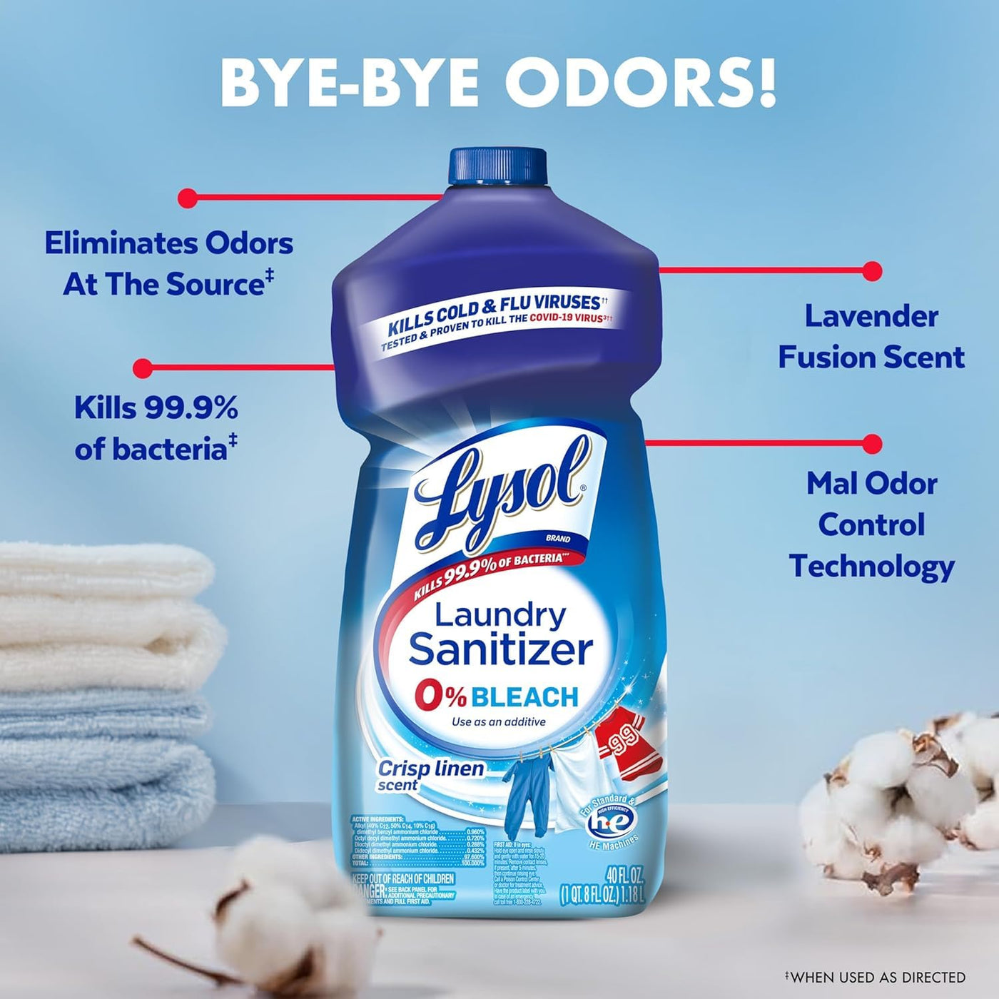 Lysol Disinfectant Laundry Sanitizer & Scent Booster