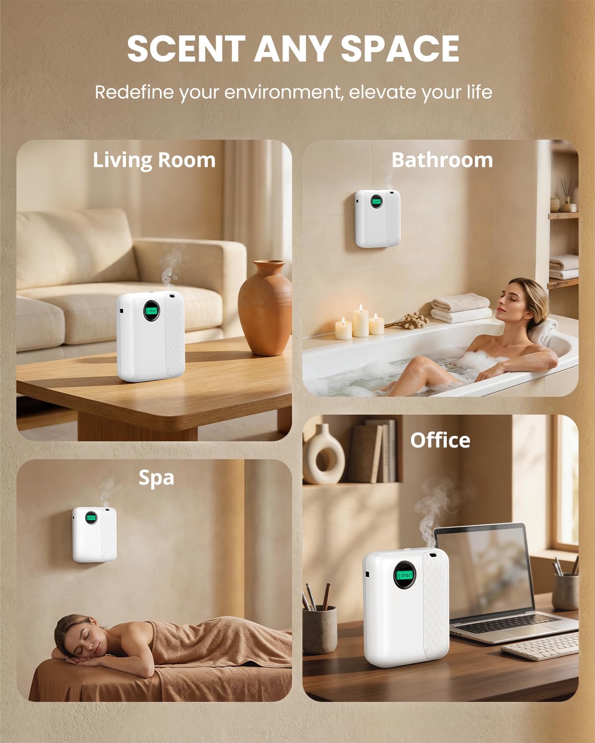 Waterless Essential Oil Diffuser