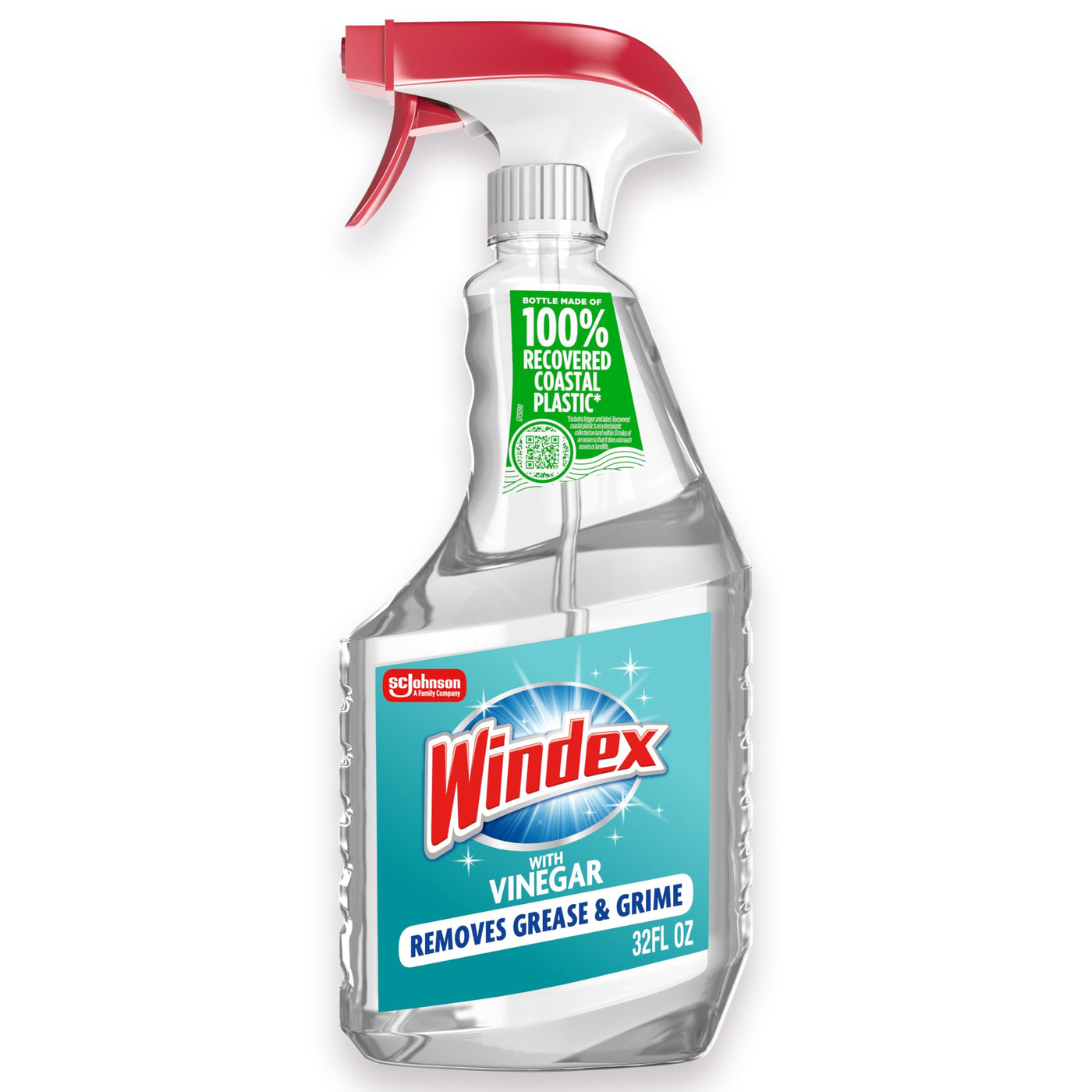 Windex Vinegar Glass and Surface Cleaner Spray Bottle Set