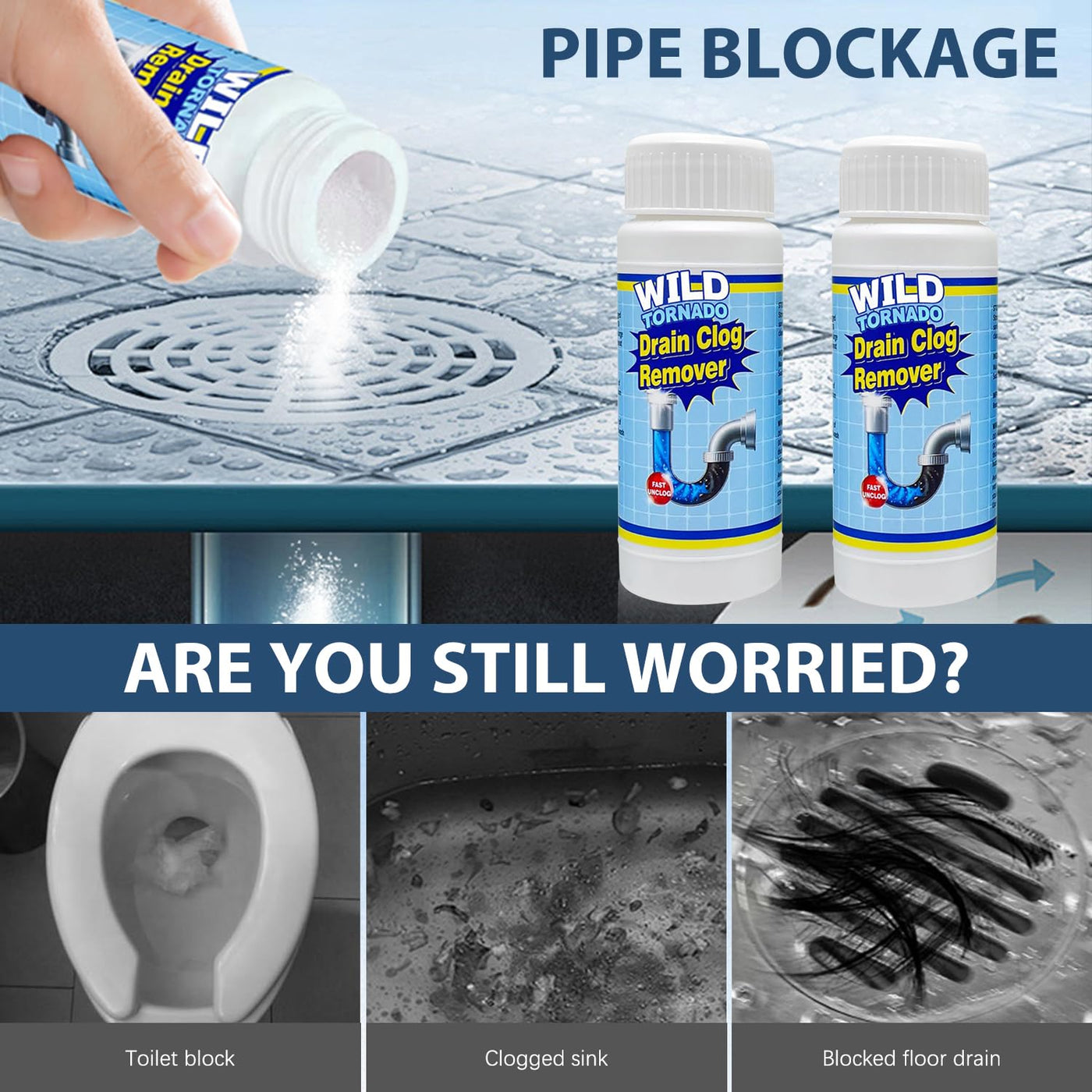 Pipe Drain Cleaning Tool Set
