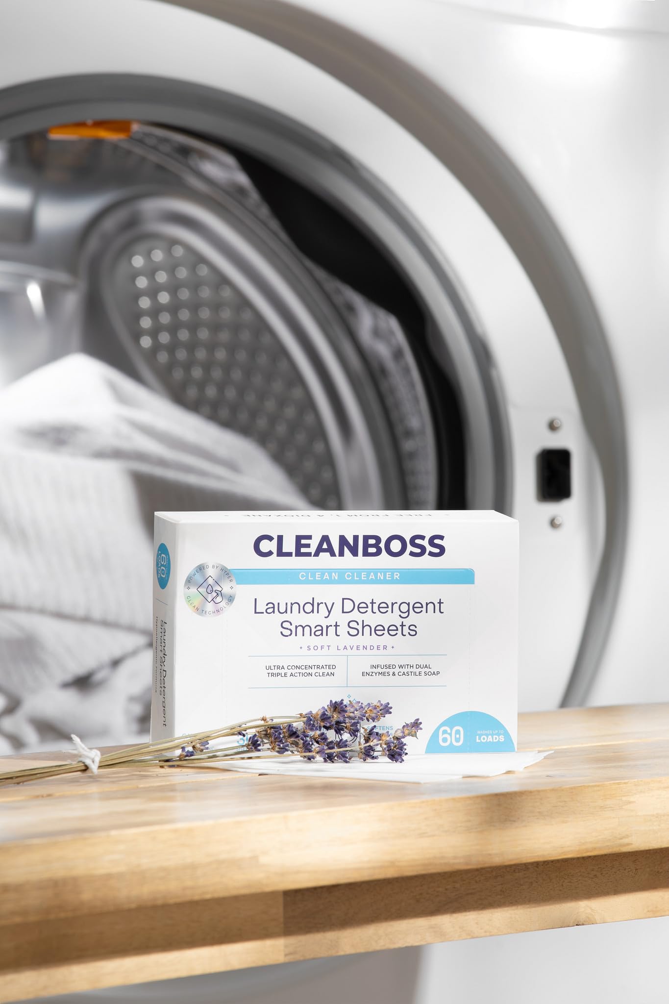 CleanBoss Laundry Detergent Smart Sheets