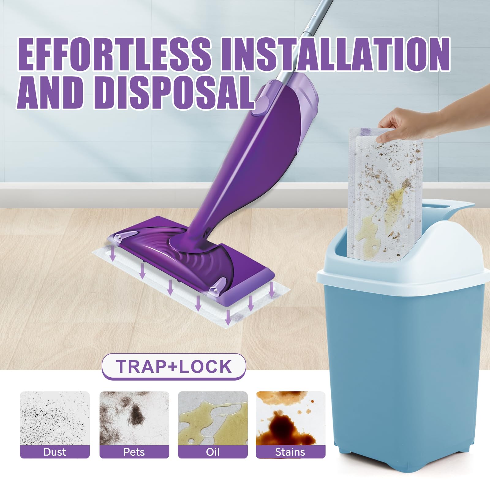 Disposable Wet Mop Pads