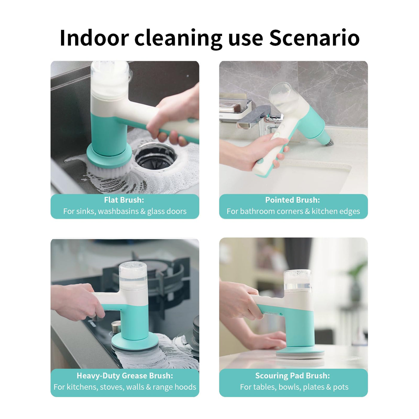 Cordless Electric Spin Scrubber