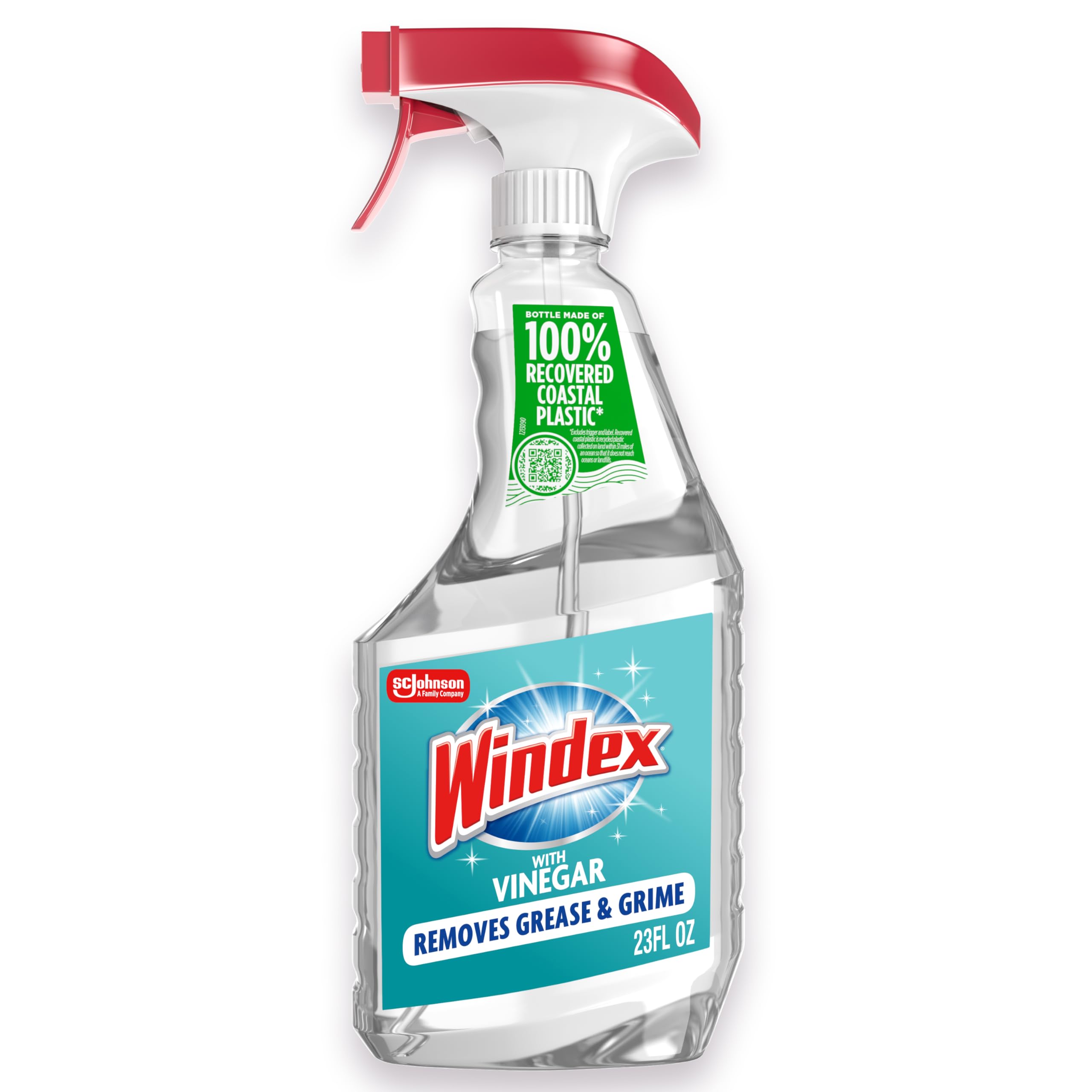 Windex Vinegar Glass and Surface Cleaner Spray Bottle Set