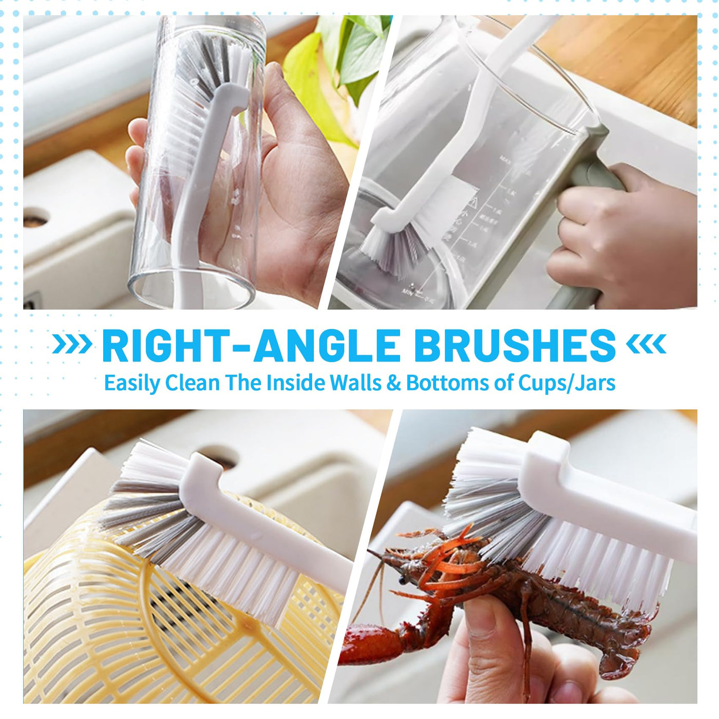 Crevice Cleaning Brush Set
