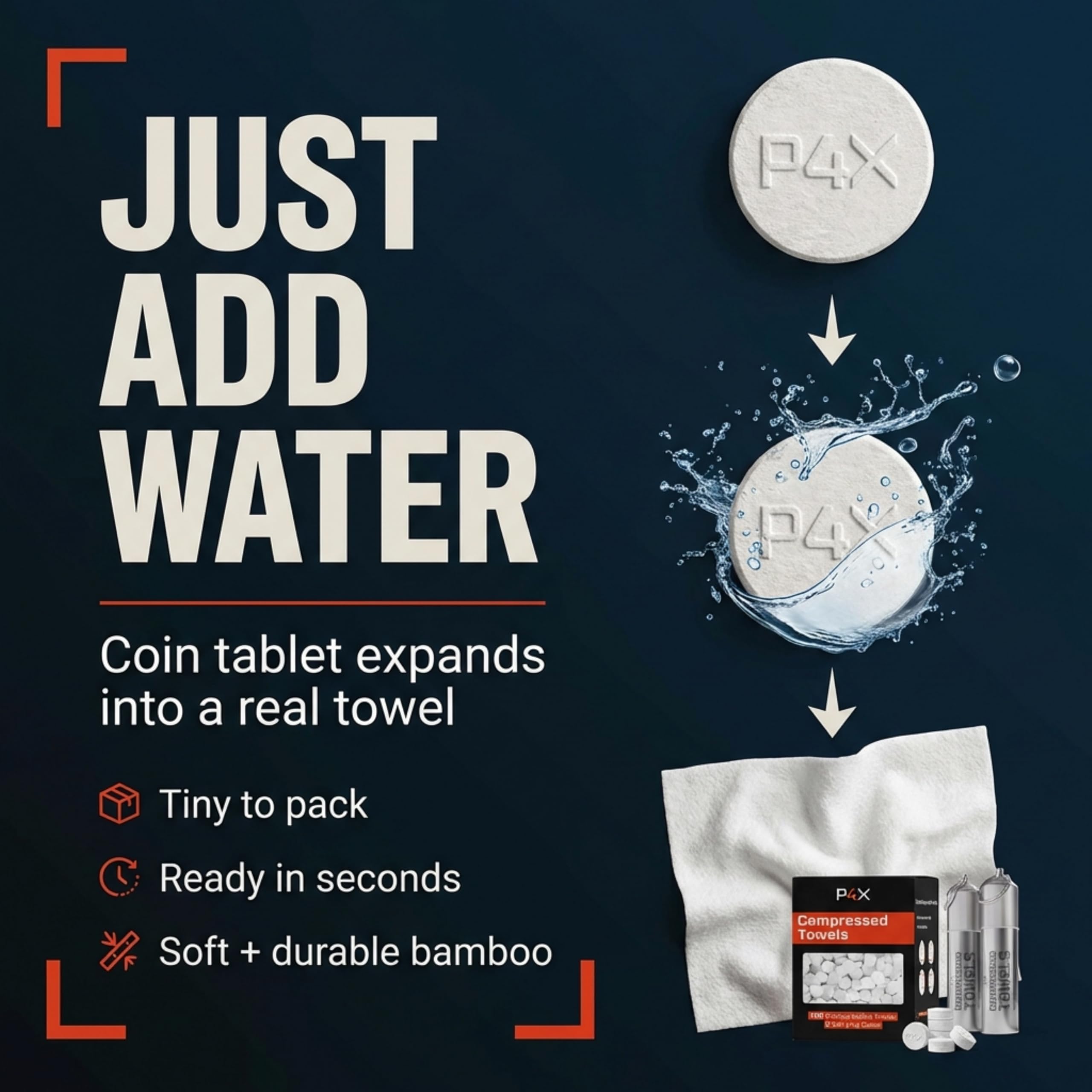 Compressed Towel Tablets