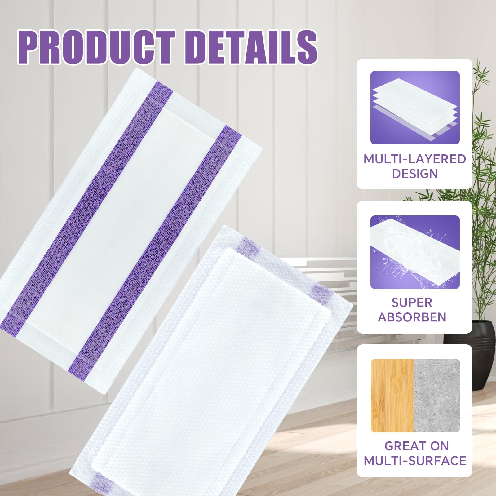 Disposable Wet Mop Pads