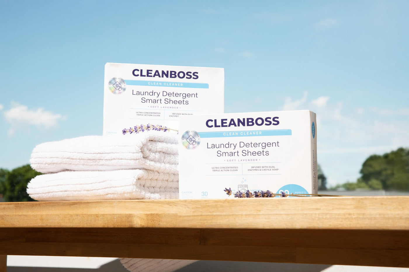 CleanBoss Laundry Detergent Smart Sheets