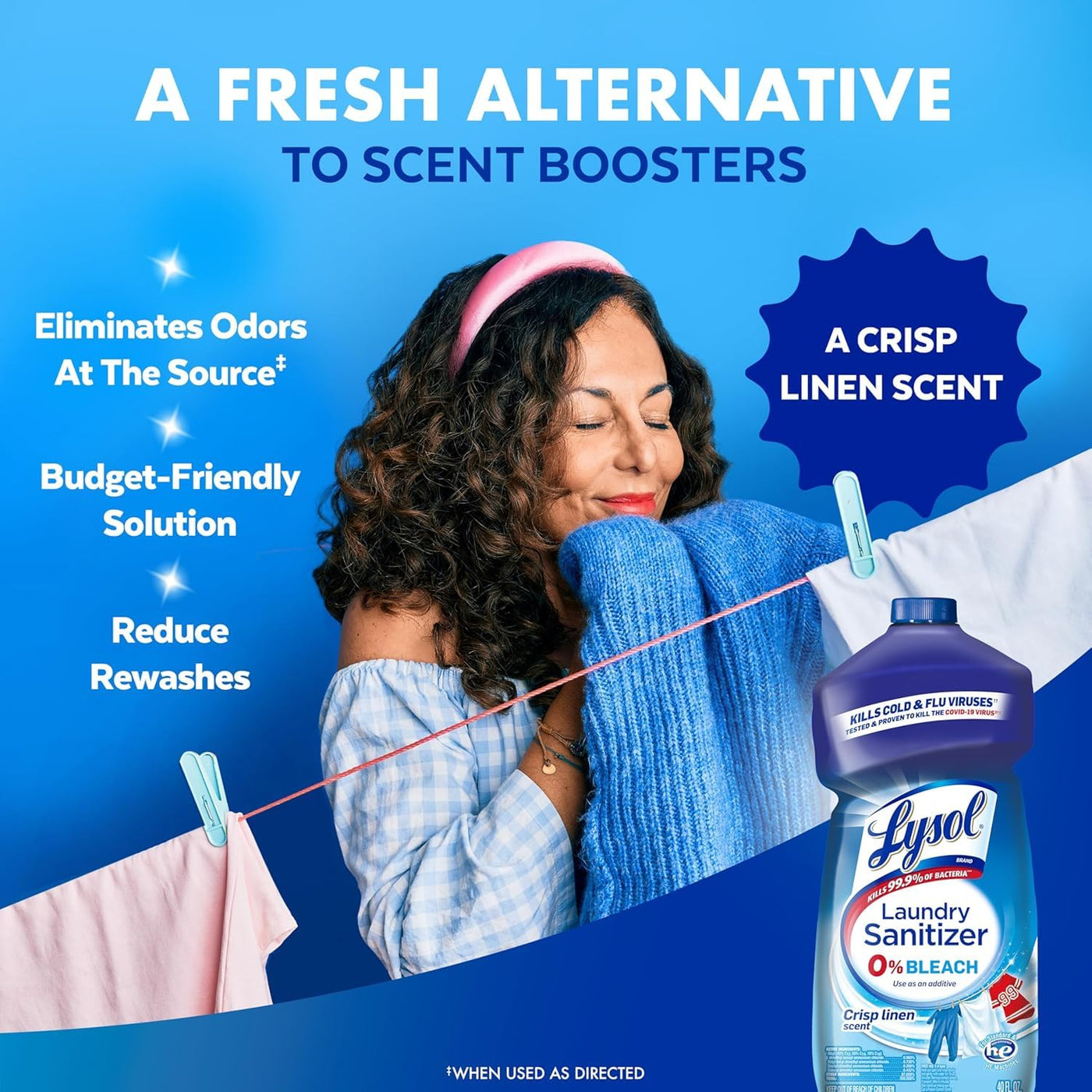 Lysol Disinfectant Laundry Sanitizer & Scent Booster