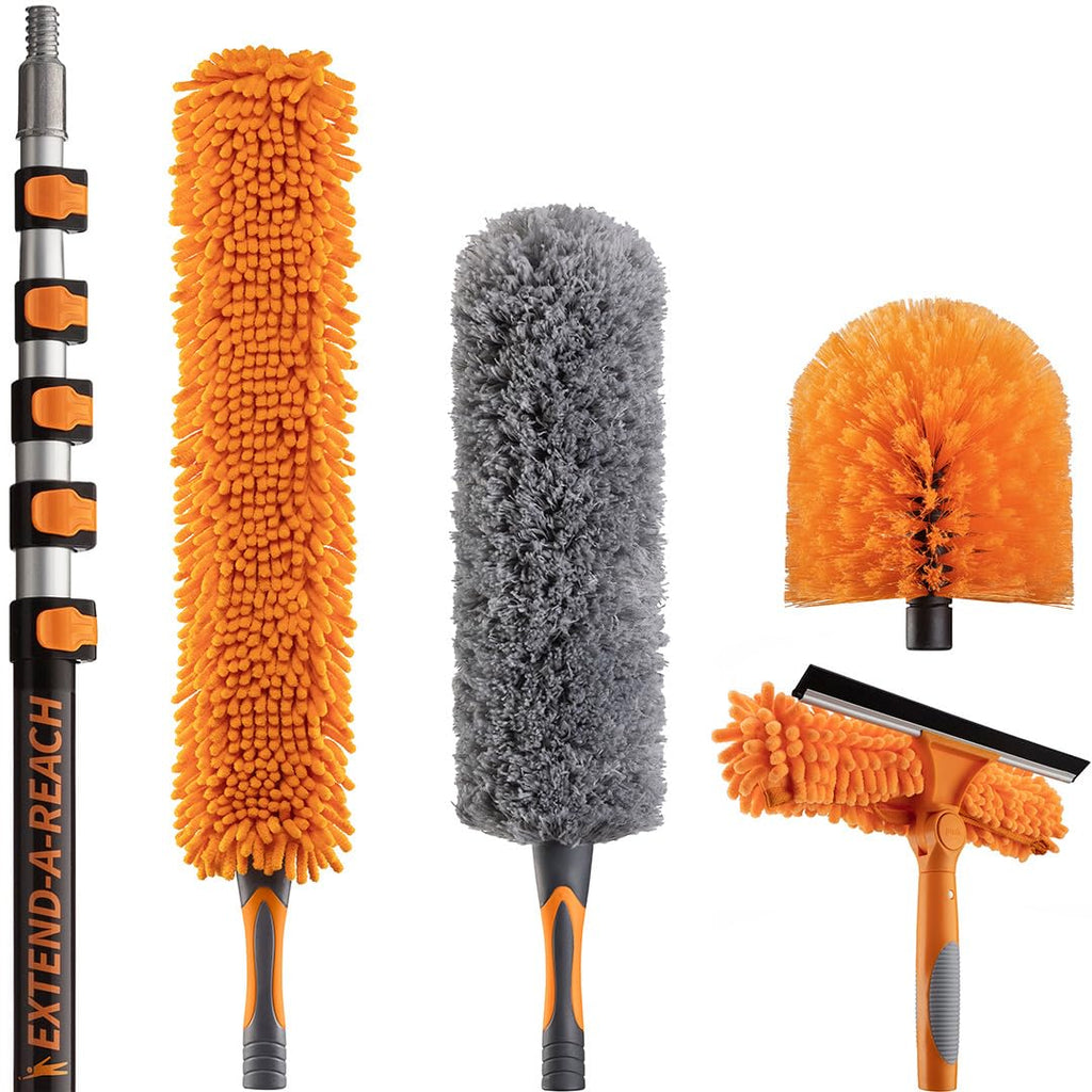 EXTEND-A-REACH 5-Piece Dusting Kit with Extension Pole
