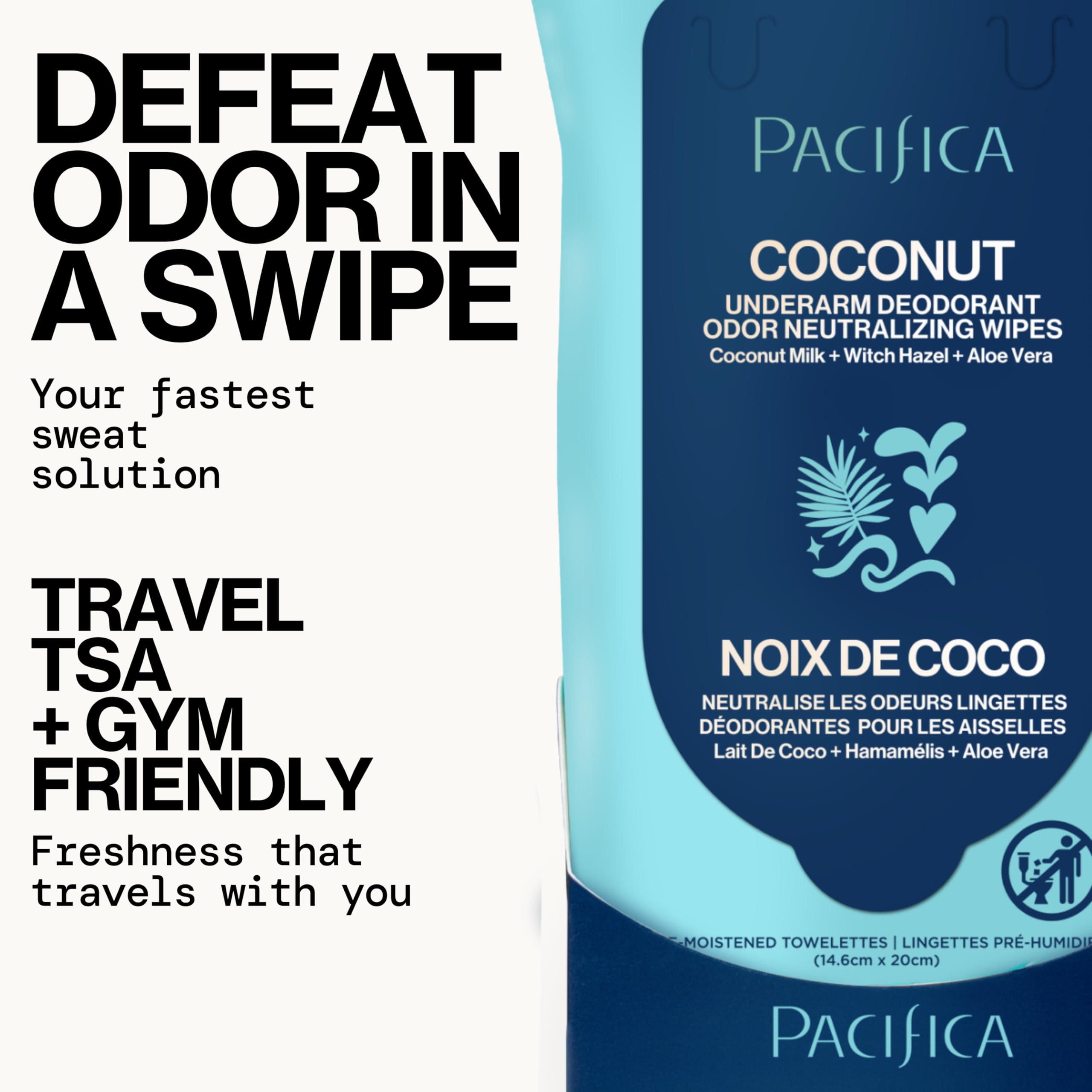 Pacifica Deodorant Wipes