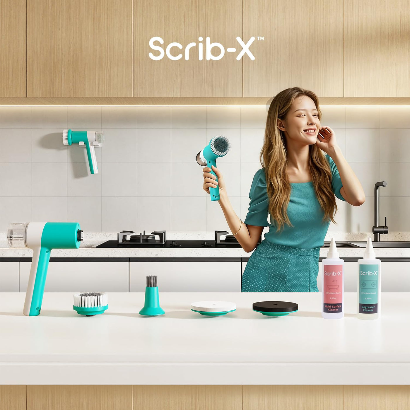 Cordless Electric Spin Scrubber