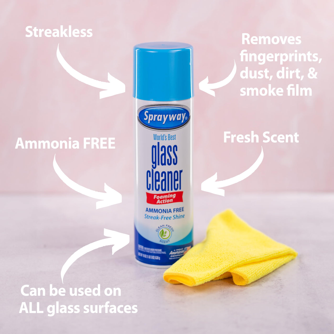 Foaming Glass Cleaner Spray