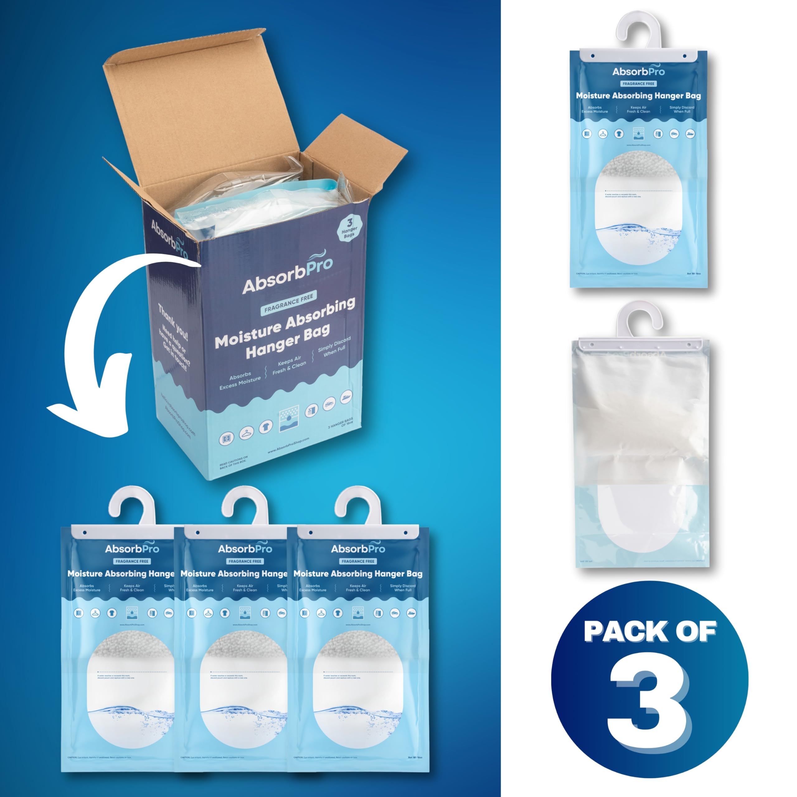 Hangers & Tubs Moisture Absorber