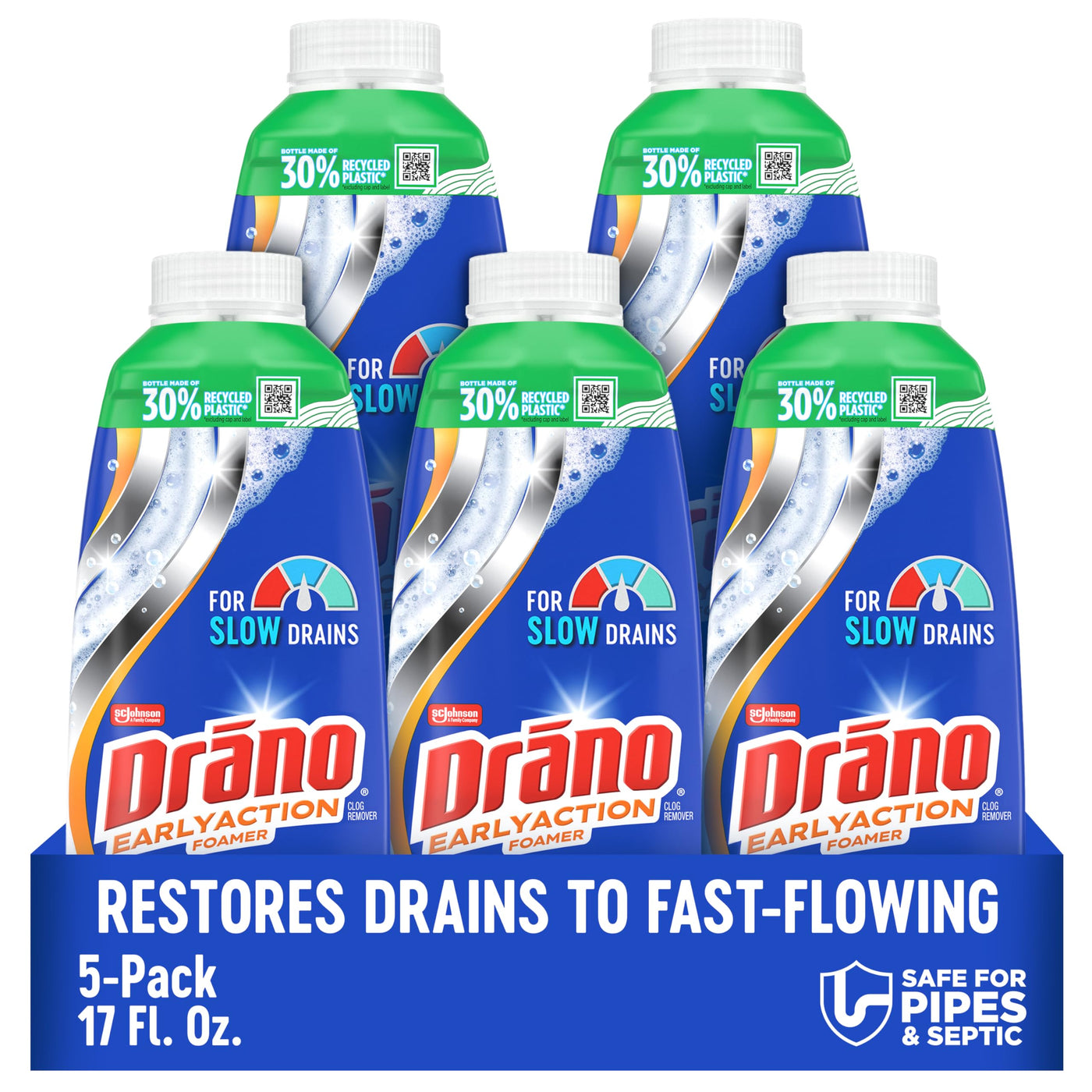 Drano Dual-Force Foamer Clog Remover