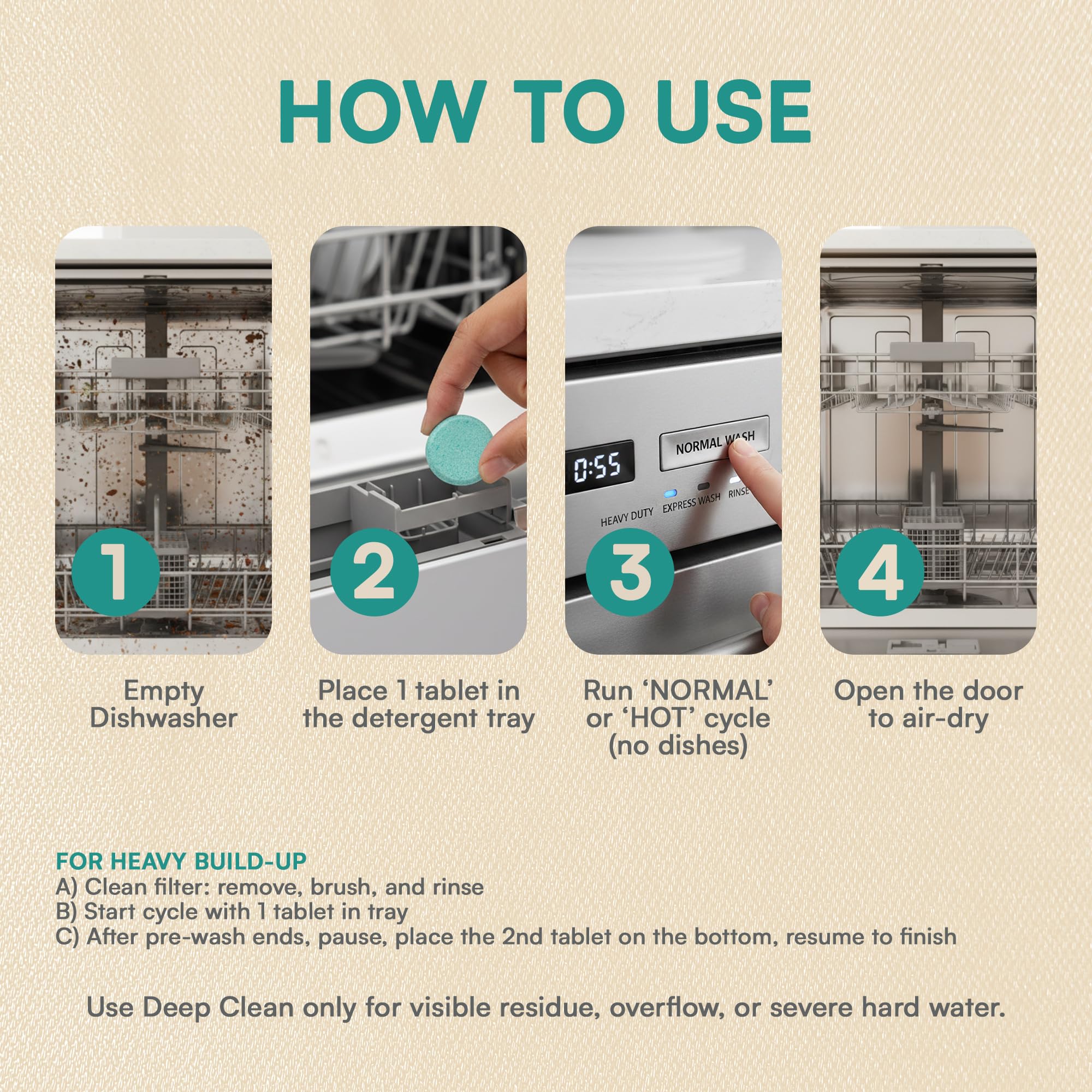 Dishwasher Cleaner Tablets