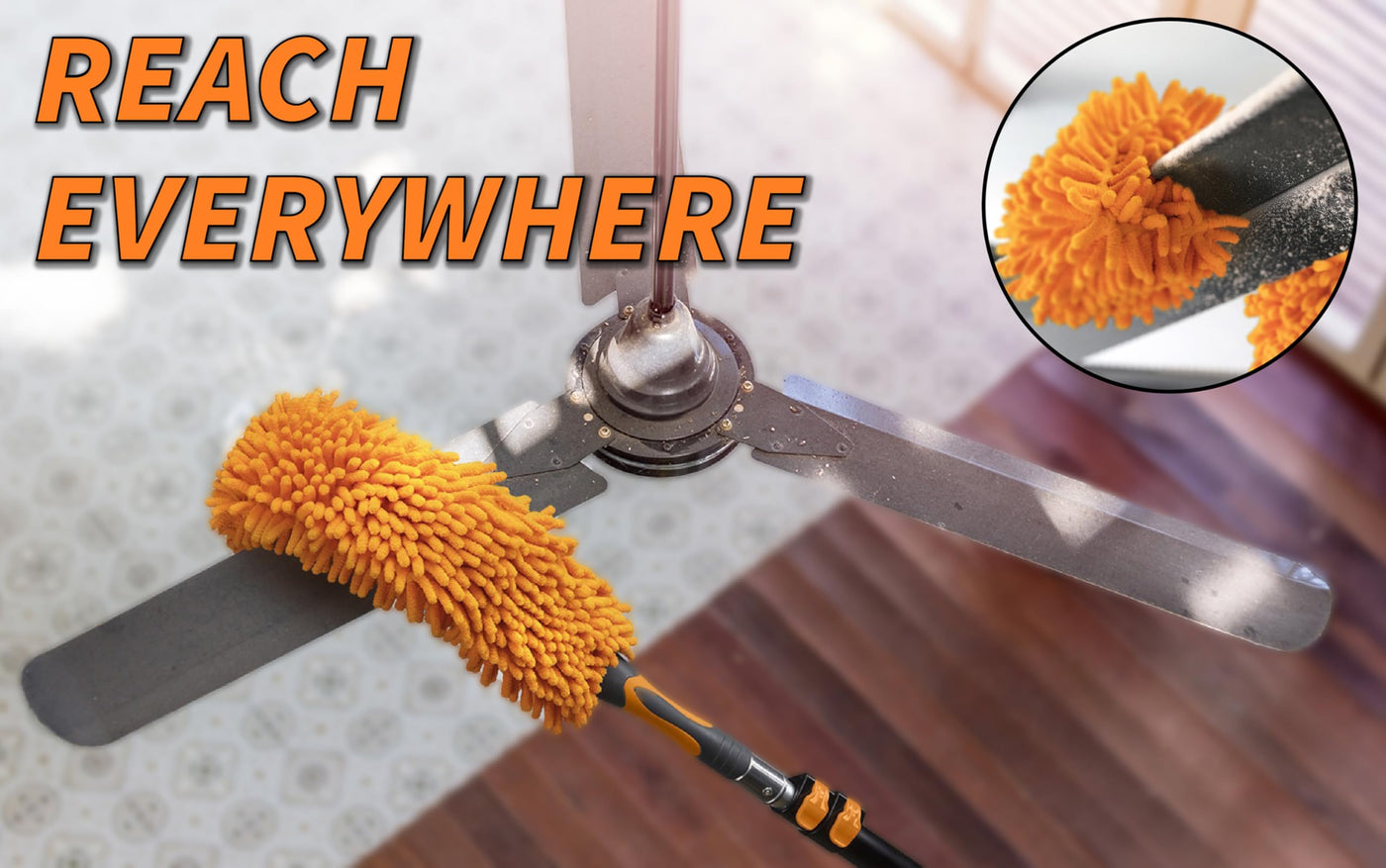 EXTEND-A-REACH 5-Piece Dusting Kit with Extension Pole