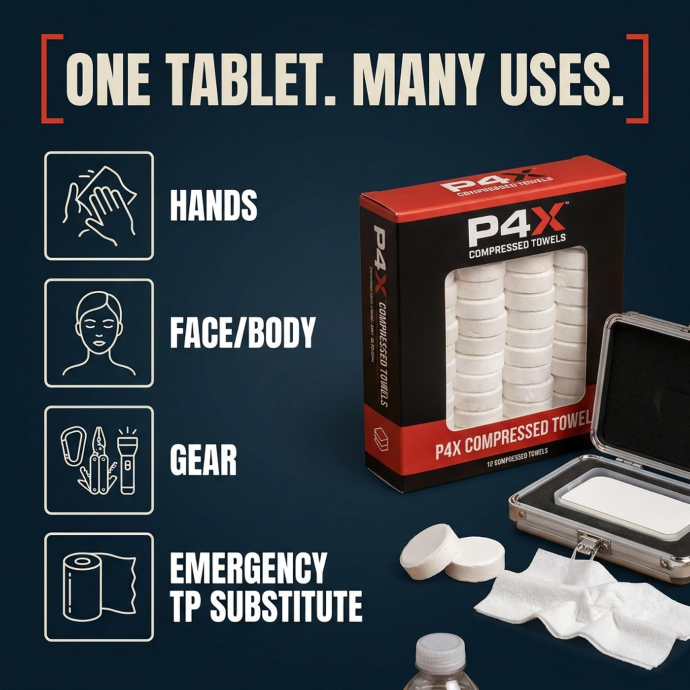 Compressed Towel Tablets