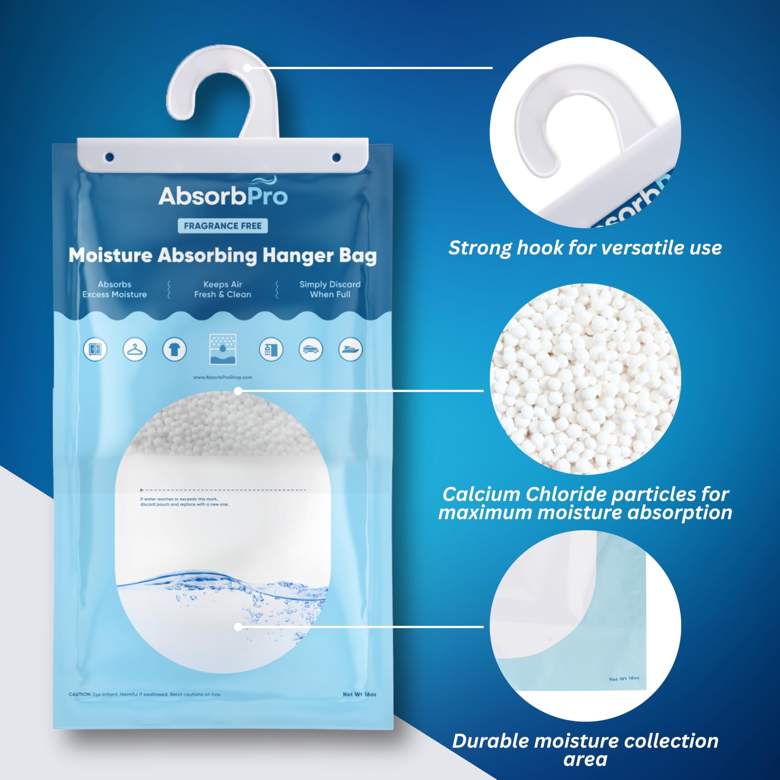 Hangers & Tubs Moisture Absorber