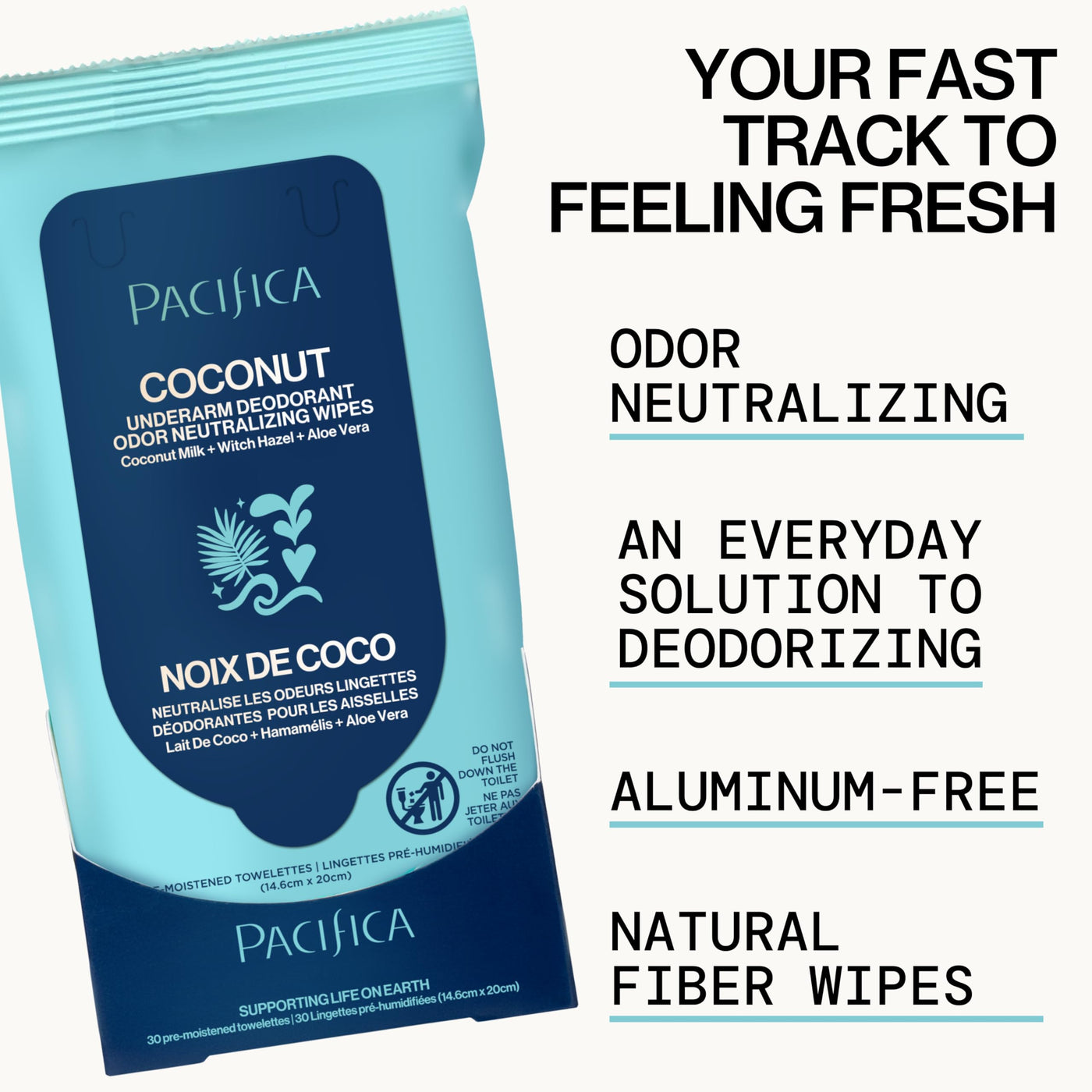 Pacifica Deodorant Wipes