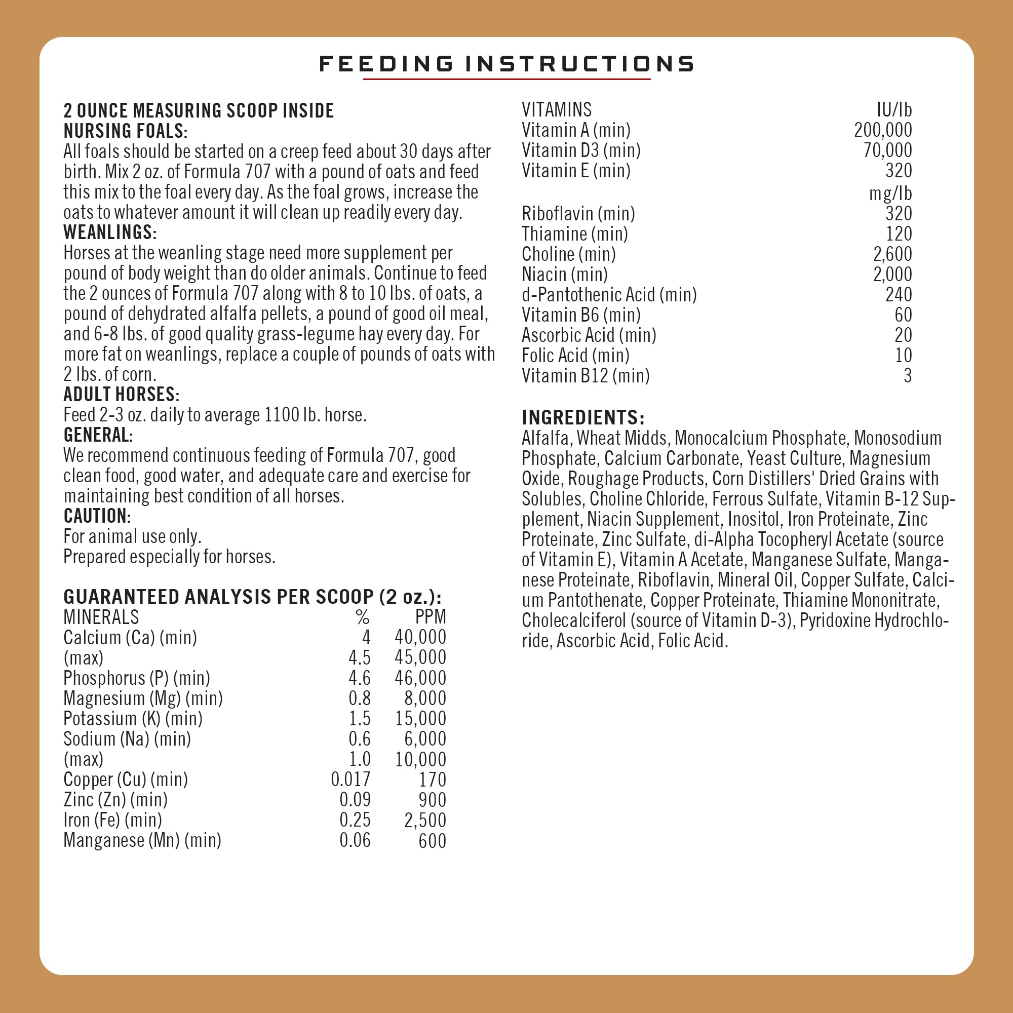 Horse Vitamin & Mineral Supplement