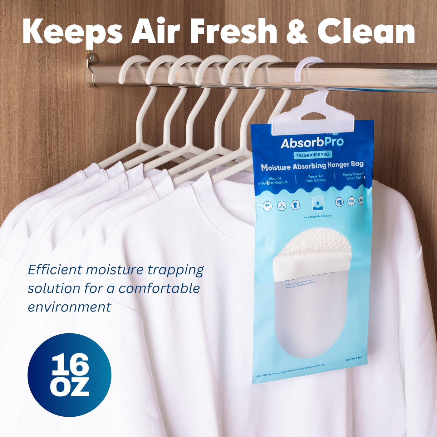 Hangers & Tubs Moisture Absorber