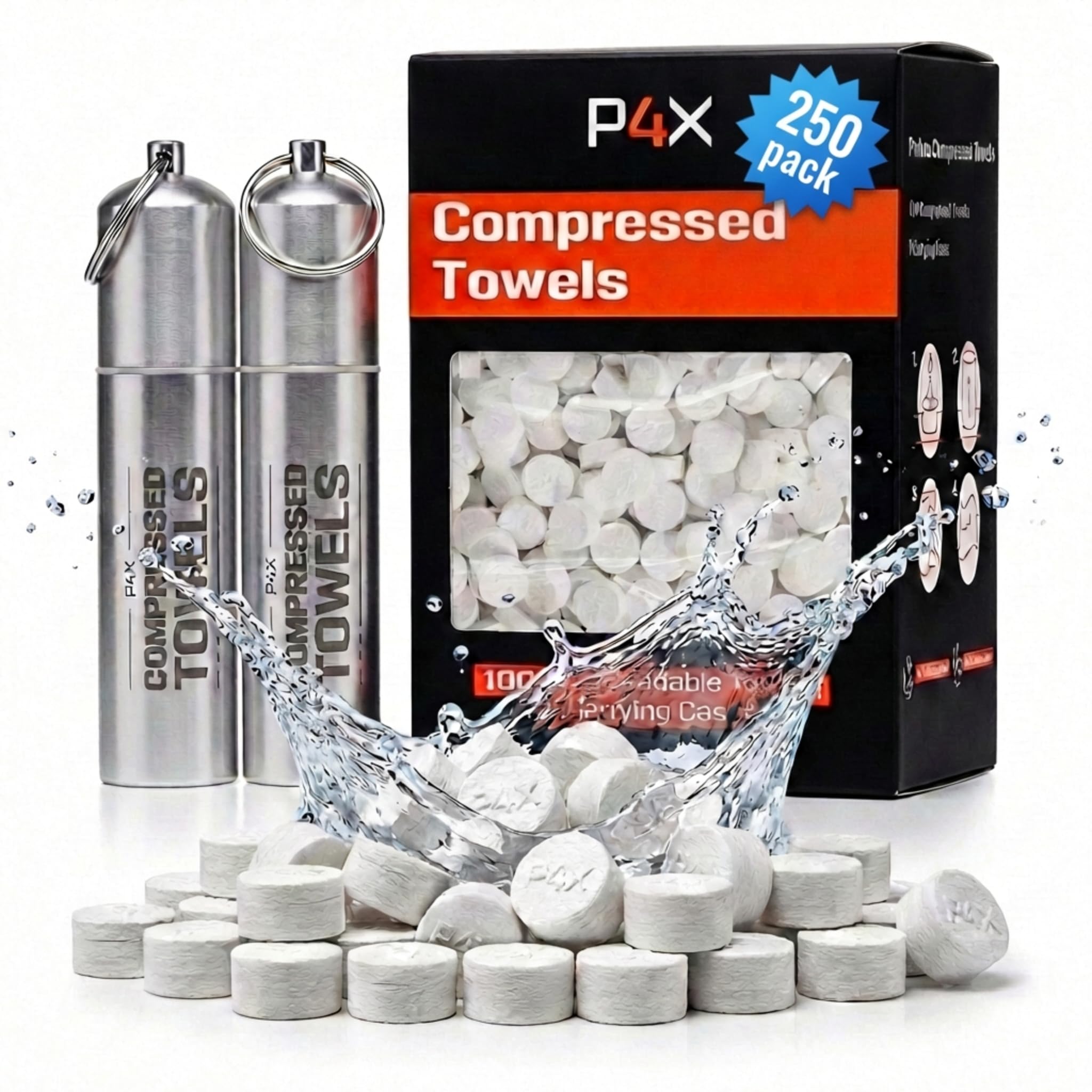 Compressed Towel Tablets
