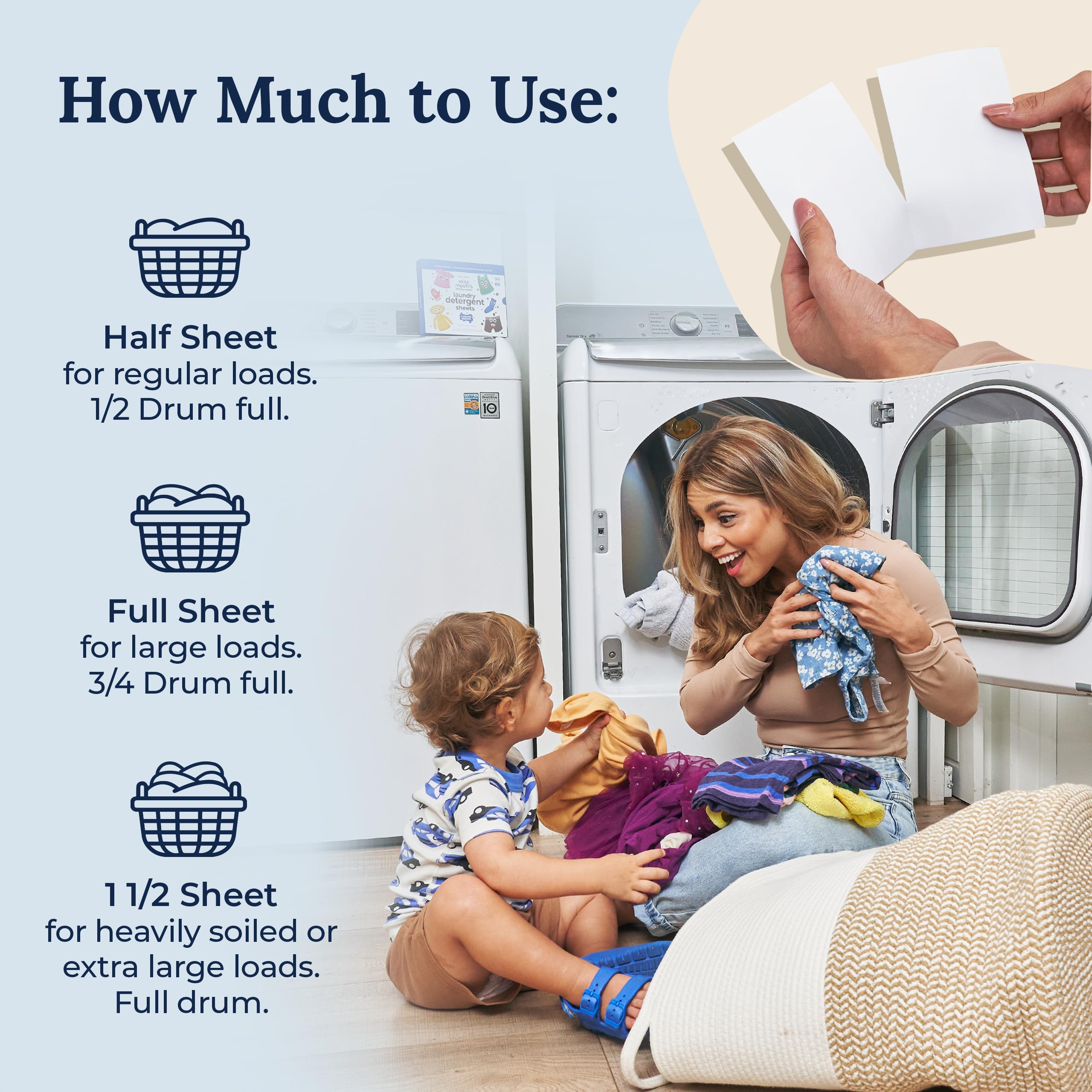 Laundry Detergent Sheets