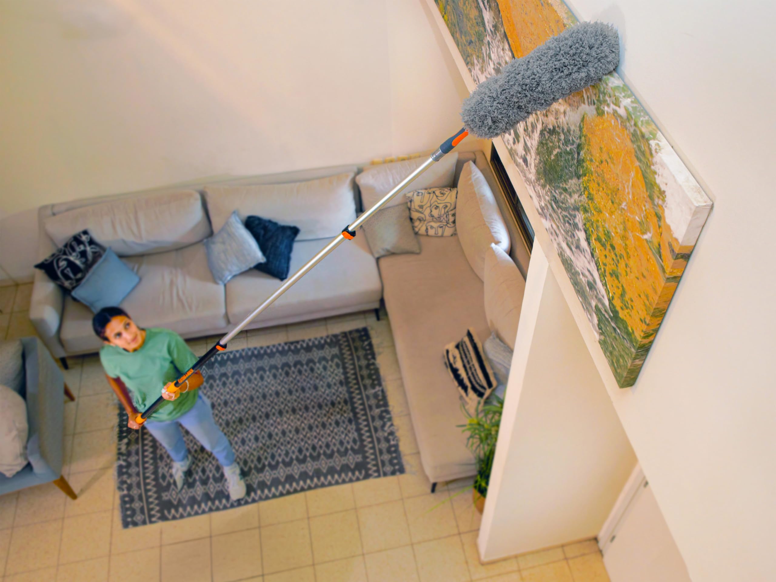 EXTEND-A-REACH 5-Piece Dusting Kit with Extension Pole