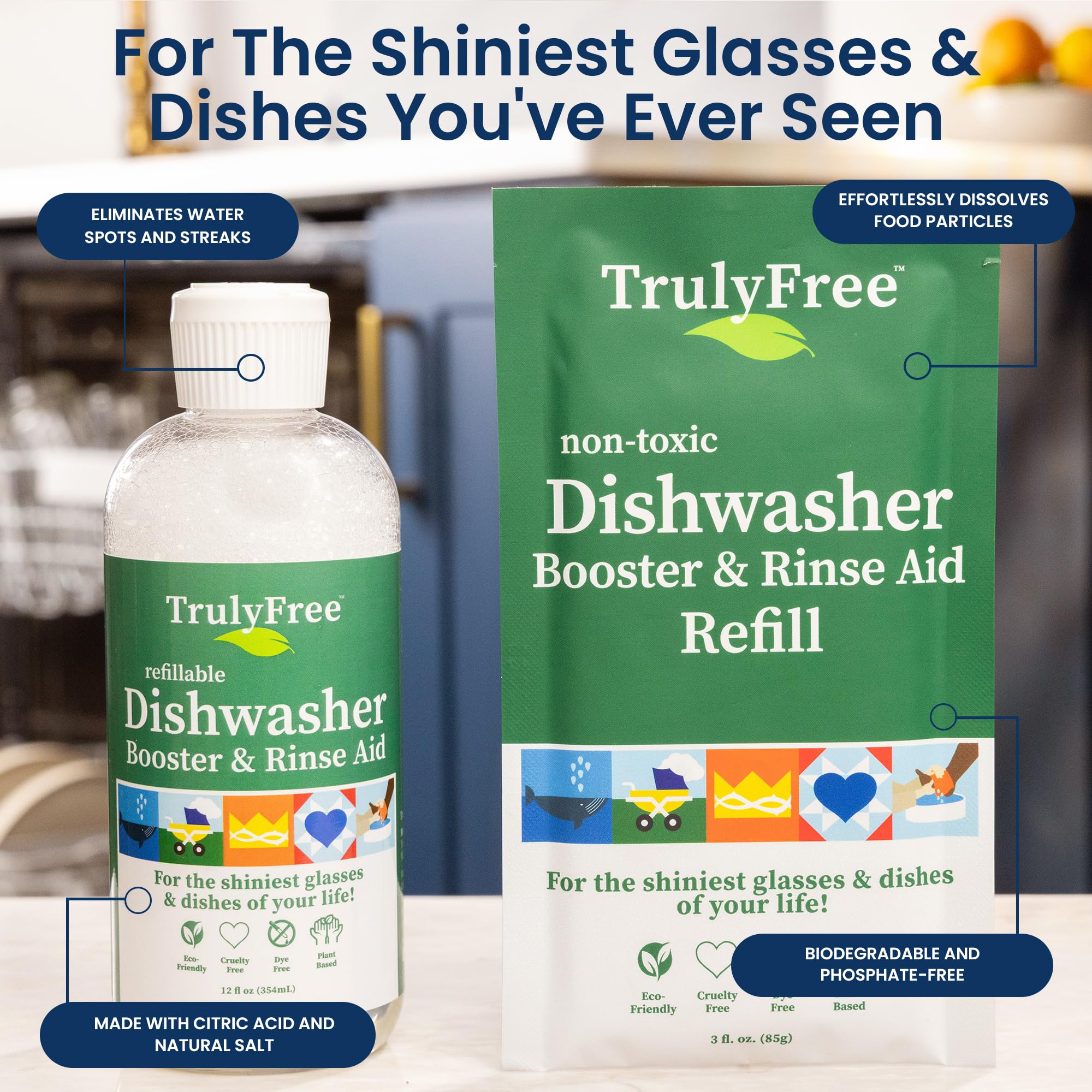 Dishwasher Booster & Rinse Aid