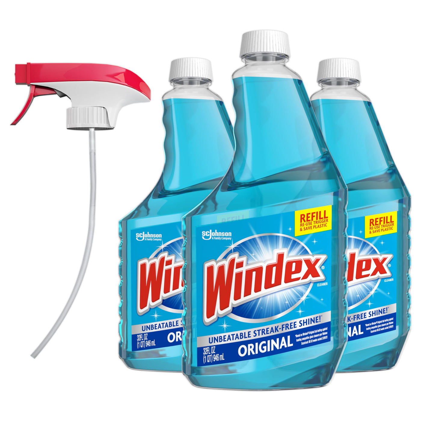 Windex Refill Original Blue Glass and Window Cleaner
