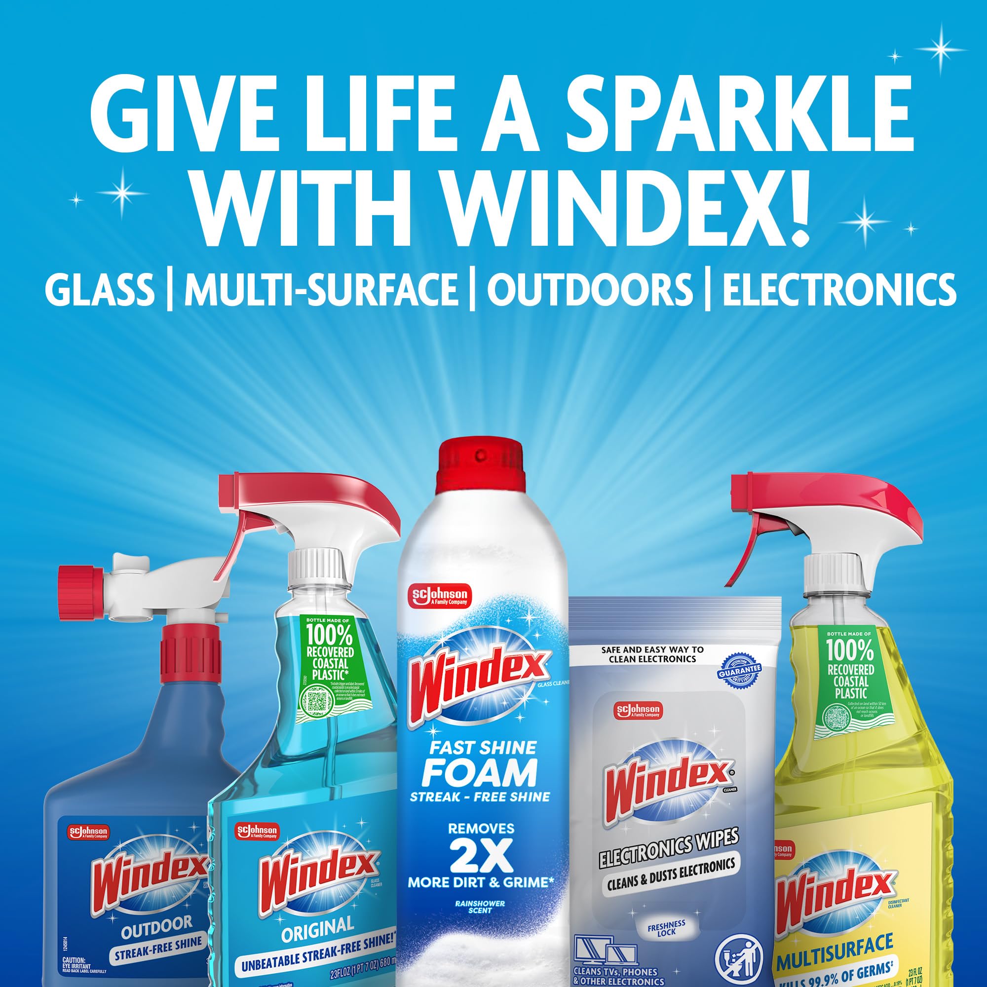 Windex Refill Original Blue Glass and Window Cleaner